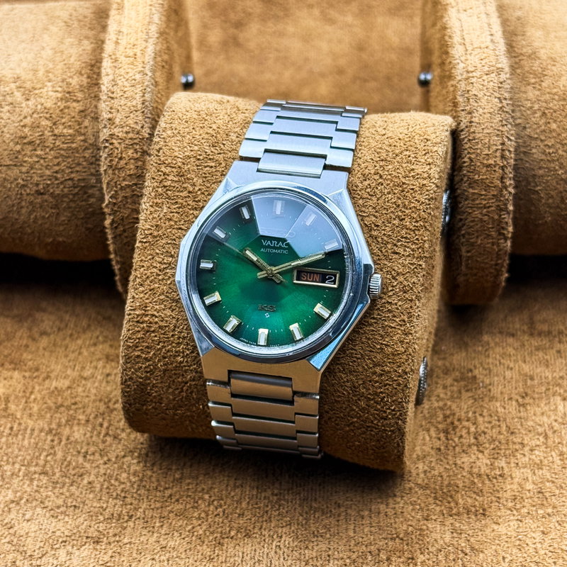 Seiko Seiko - King Seiko Vanac "Emerald Green Sunburst" 皇光 (Kōkō) – Imperial Light - 5626-7180 - Men - 1973 vintage watch - image 16
