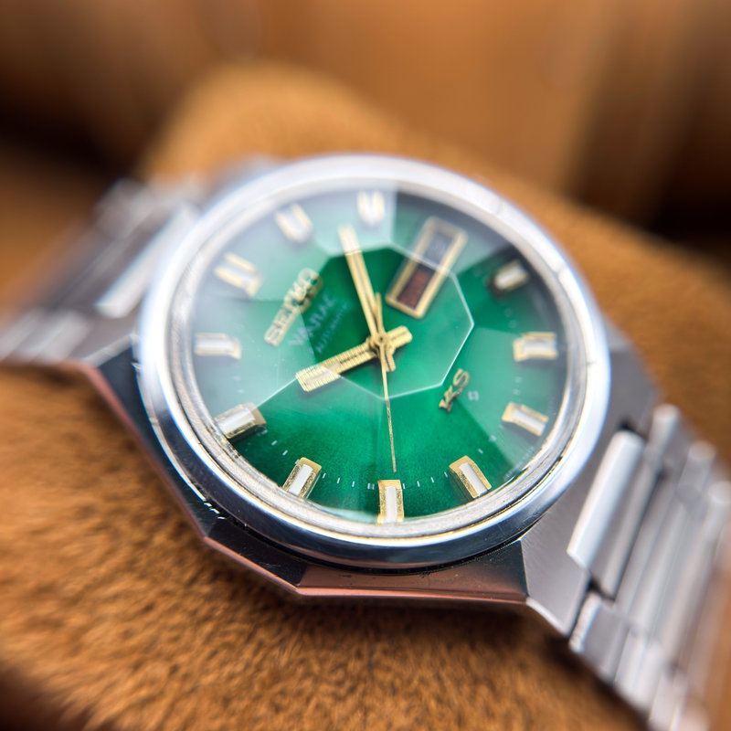 Seiko Seiko - King Seiko Vanac "Emerald Green Sunburst" 皇光 (Kōkō) – Imperial Light - 5626-7180 - Men - 1973 vintage watch - image 29