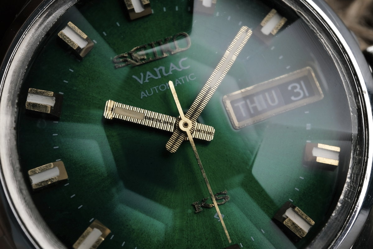 Seiko Seiko - King Seiko Vanac "Emerald Green Sunburst" 皇光 (Kōkō) – Imperial Light - 5626-7180 - Men - 1973 vintage watch - image 5
