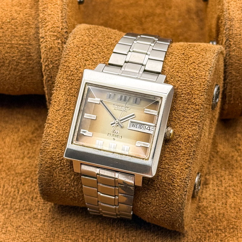 Seiko Seiko - Lord Matic "Gradient Brown Sunburst" 絢影 (Ayakaei) – Vivid Shadow - No reserve price - 5606-5080 - Men - 1972 vintage watch - image 16