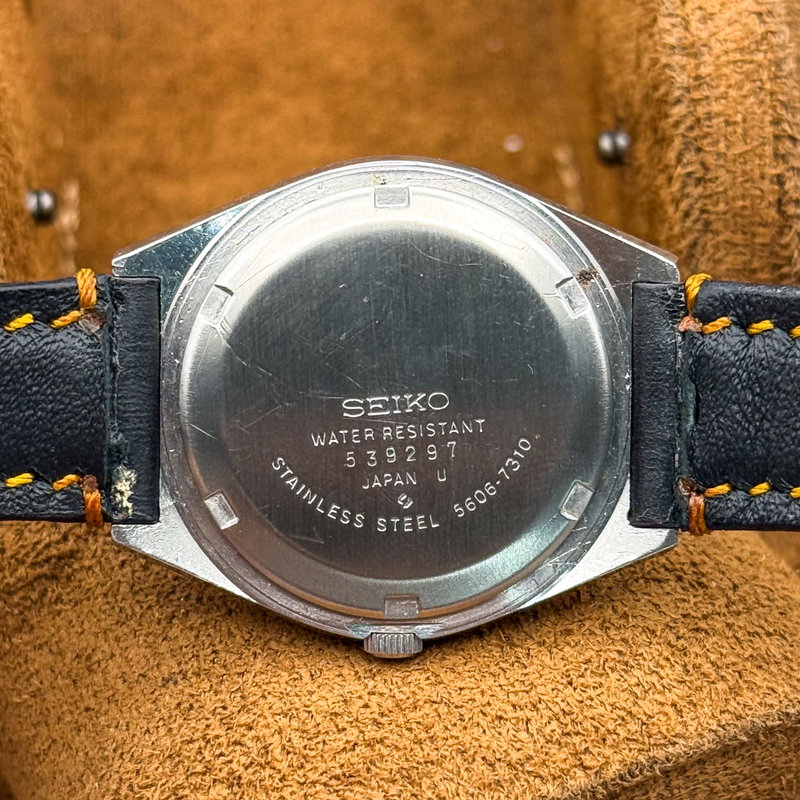 Seiko Seiko - LM "Gradient Golden Sunburst" 光波 (Kōha) – Waves of Light - No reserve price - 5606-7310 - Men - 1975 vintage watch - image 5