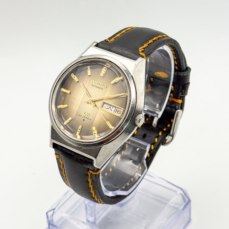 Seiko Seiko - LM "Gradient Golden Sunburst" 光波 (Kōha) – Waves of Light - No reserve price - 5606-7310 - Men - 1975 vintage watch - image 22