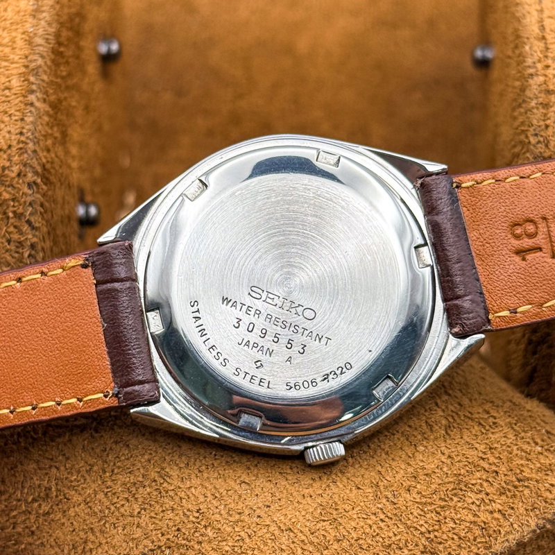 Seiko Seiko - LM "Gradient Blue Sunburst" 光輪 (Kōrin) – Halo of Light - No reserve price - 5606-7320 - Men - 1973 vintage watch - image 25