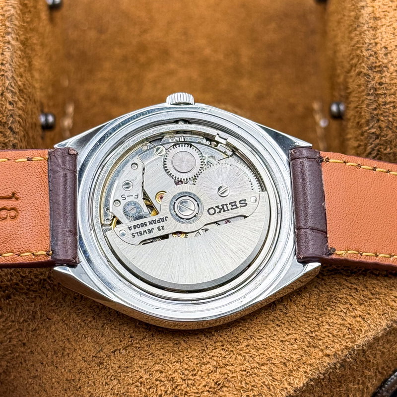 Seiko Seiko - LM "Gradient Blue Sunburst" 光輪 (Kōrin) – Halo of Light - No reserve price - 5606-7320 - Men - 1973 vintage watch - image 27