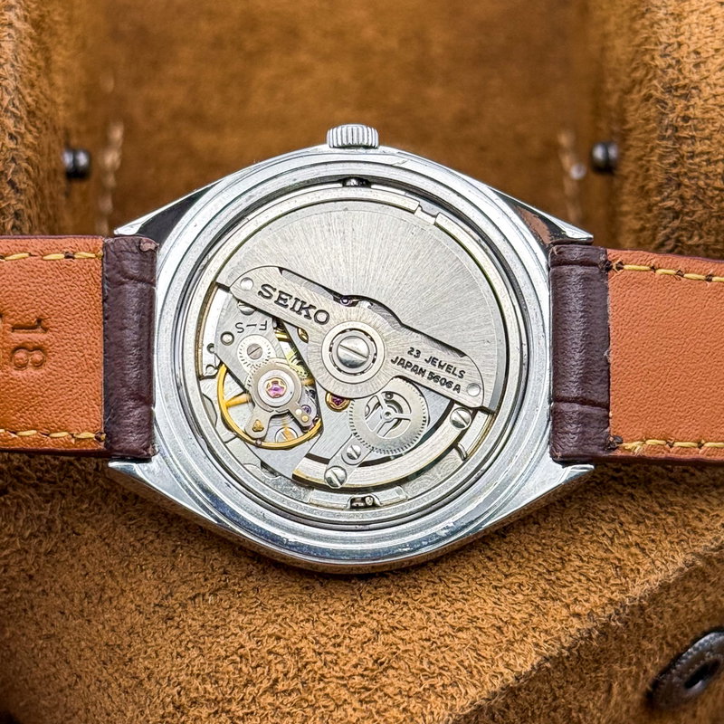 Seiko Seiko - LM "Gradient Blue Sunburst" 光輪 (Kōrin) – Halo of Light - No reserve price - 5606-7320 - Men - 1973 vintage watch - image 28