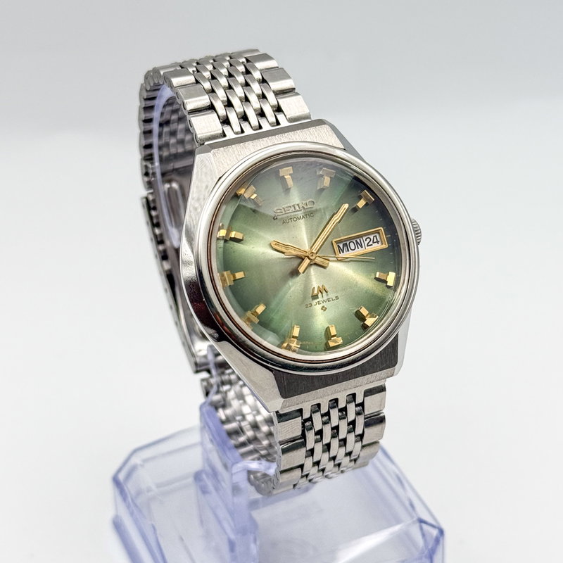 Seiko Seiko - Lord Matic "Gradient Green Sunburst" 翠光 (Sui Kō) – Emerald Light - No reserve price - 5606-7320 - Men - 1973 vintage watch - image 3