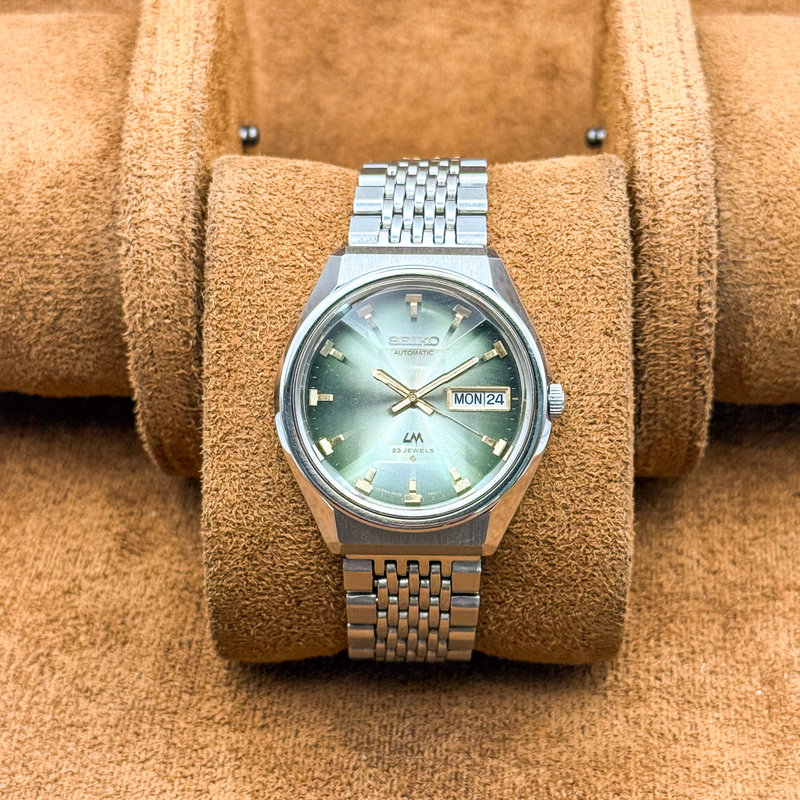 Seiko Seiko - Lord Matic "Gradient Green Sunburst" 翠光 (Sui Kō) – Emerald Light - No reserve price - 5606-7320 - Men - 1973 vintage watch - image 10