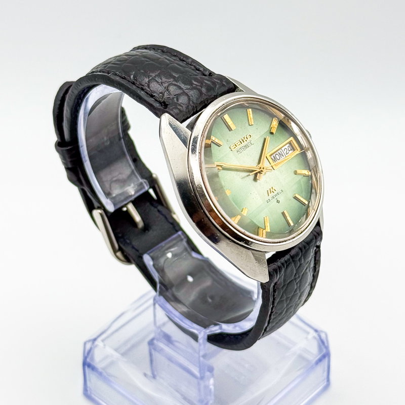 Seiko Seiko - Lord Matic "Gradient Green Sunburst" 玉光 (Gyokkō) – Jewel Light - No reserve price - 5606-7310 - Men - 1974 vintage watch - image 5