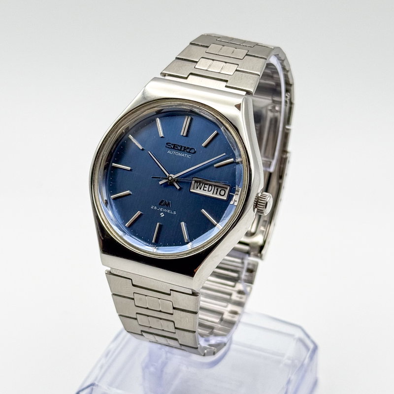 Seiko Seiko - LM "Gradient Blue Sunburst" [Near-Mint] 流明 (Ryūmei) – Flowing Clarity - No reserve price - 5606-8100 - Men - 1975 vintage watch - image 3