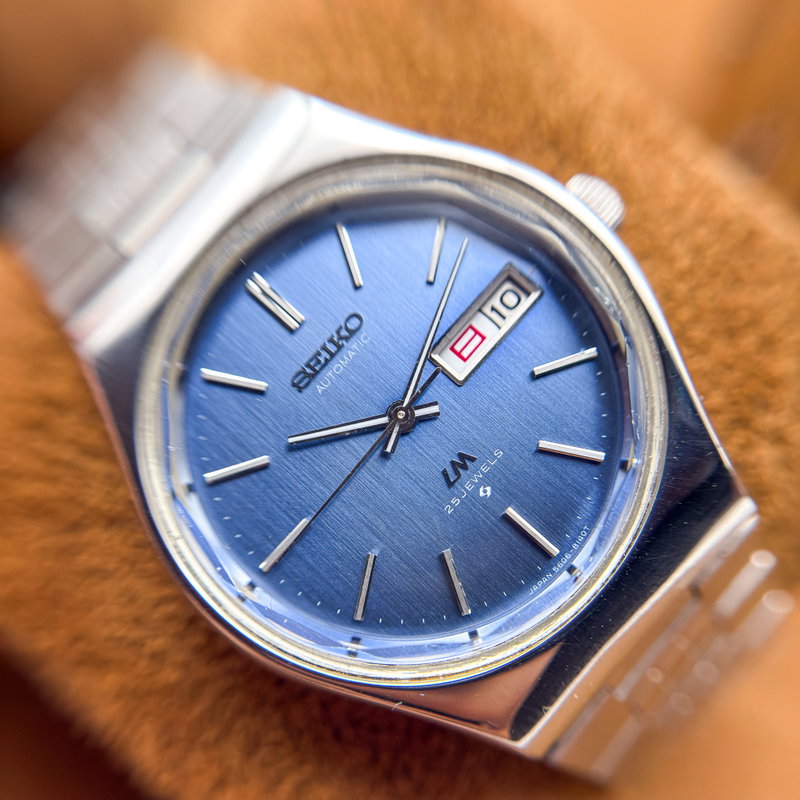Seiko Seiko - LM "Gradient Blue Sunburst" [Near-Mint] 流明 (Ryūmei) – Flowing Clarity - No reserve price - 5606-8100 - Men - 1975 vintage watch - image 18