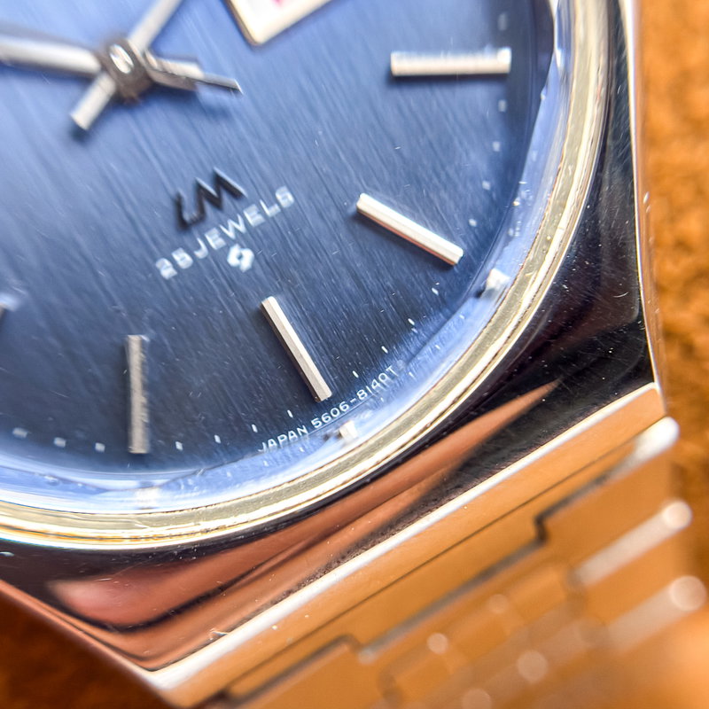 Seiko Seiko - LM "Gradient Blue Sunburst" [Near-Mint] 流明 (Ryūmei) – Flowing Clarity - No reserve price - 5606-8100 - Men - 1975 vintage watch - image 19