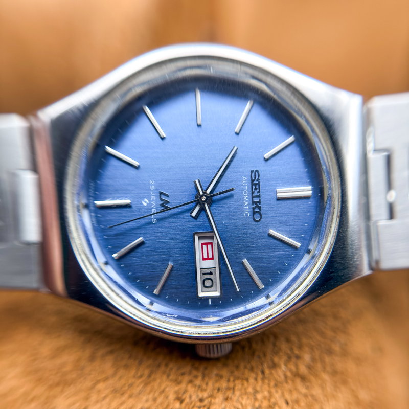 Seiko Seiko - LM "Gradient Blue Sunburst" [Near-Mint] 流明 (Ryūmei) – Flowing Clarity - No reserve price - 5606-8100 - Men - 1975 vintage watch - image 21
