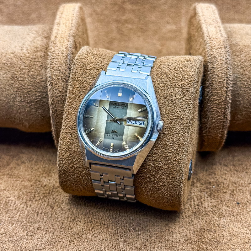 Seiko Seiko - LM "Gradient Golden Sunburst" 金響 (Kinkyō) – Golden Echo - No reserve price - 5606-7290 - Men - 1973 vintage watch - image 9
