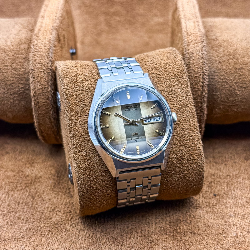 Seiko Seiko - LM "Gradient Golden Sunburst" 金響 (Kinkyō) – Golden Echo - No reserve price - 5606-7290 - Men - 1973 vintage watch - image 10