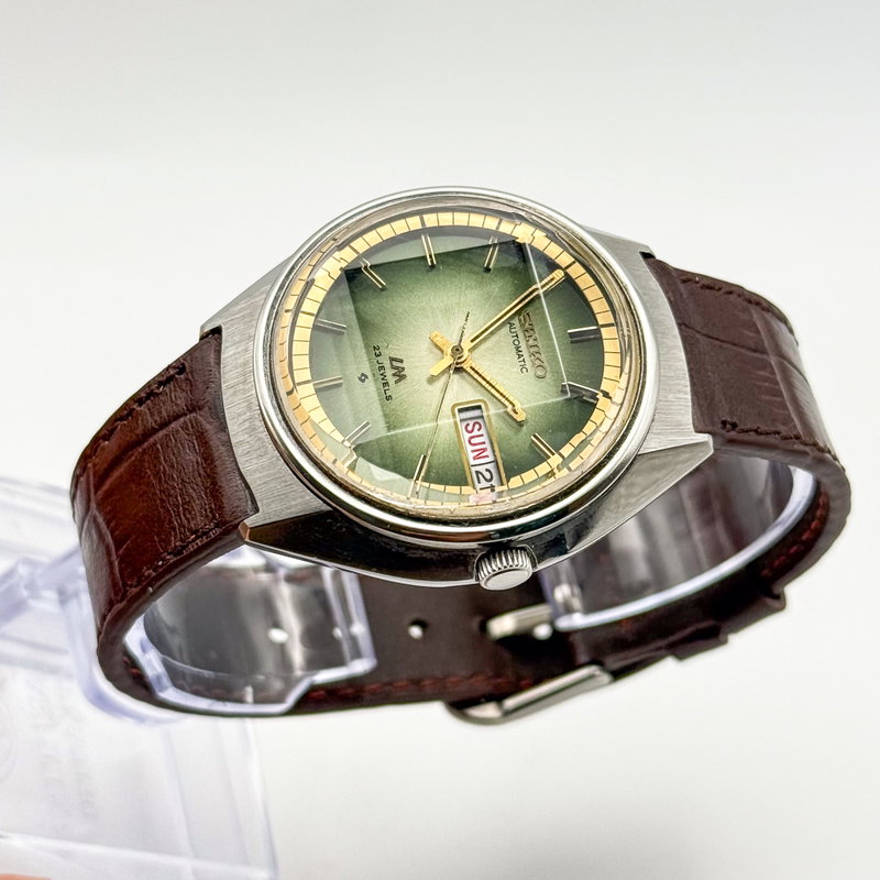 null Seiko - LM "Gradient Jade Sunburst" 虚光 (Kyokō) – Hollow Light - No reserve price - 5606-7270 - Men - 1973 vintage watch - image 15