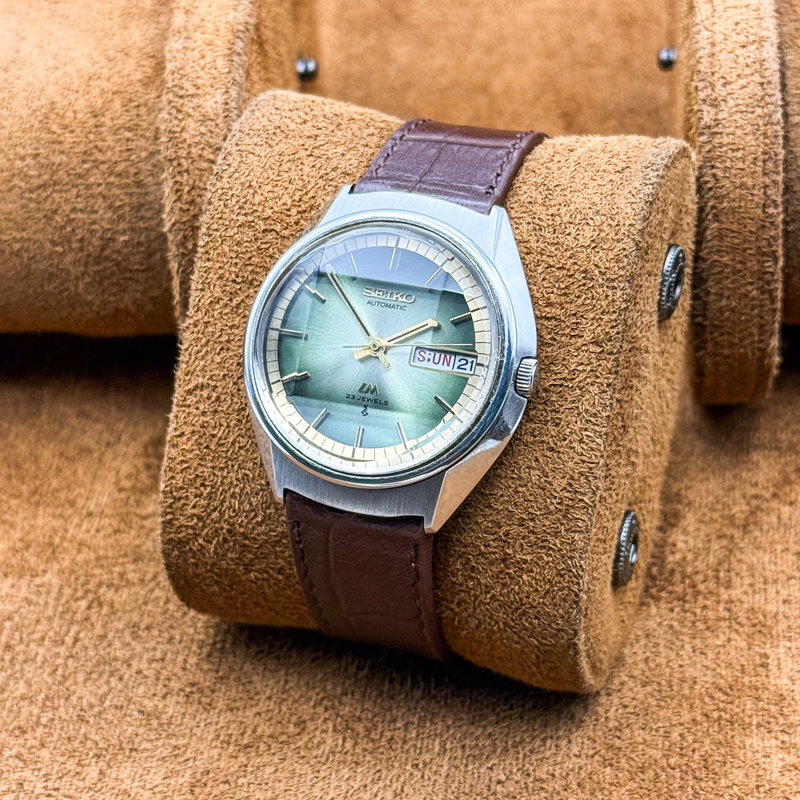 null Seiko - LM "Gradient Jade Sunburst" 虚光 (Kyokō) – Hollow Light - No reserve price - 5606-7270 - Men - 1973 vintage watch - image 17