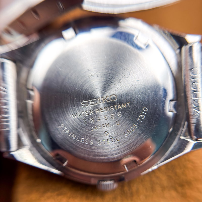 Seiko Seiko - LM "Gradient Emerald Green Sunburst" [Near-Mint] 褪影 (Tai’ei) – Faded Shadow - 5606-7310 - Men - 1973 vintage watch - image 25