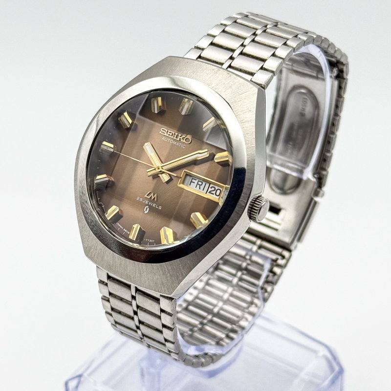 Seiko Seiko - Lord Matic "Gradient Brown Sunburst" [Near-Mint] 静跡 (Seiseki) – Silent Trace - No reserve price - 5606-7360 - Men - 1974 vintage watch - image 2