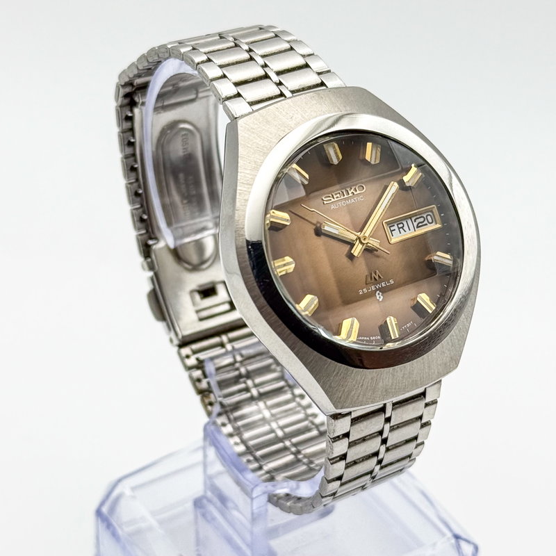 Seiko Seiko - Lord Matic "Gradient Brown Sunburst" [Near-Mint] 静跡 (Seiseki) – Silent Trace - No reserve price - 5606-7360 - Men - 1974 vintage watch - image 4