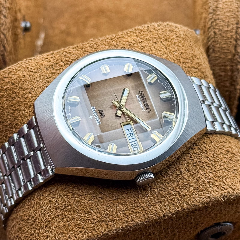 Seiko Seiko - Lord Matic "Gradient Brown Sunburst" [Near-Mint] 静跡 (Seiseki) – Silent Trace - No reserve price - 5606-7360 - Men - 1974 vintage watch - image 14