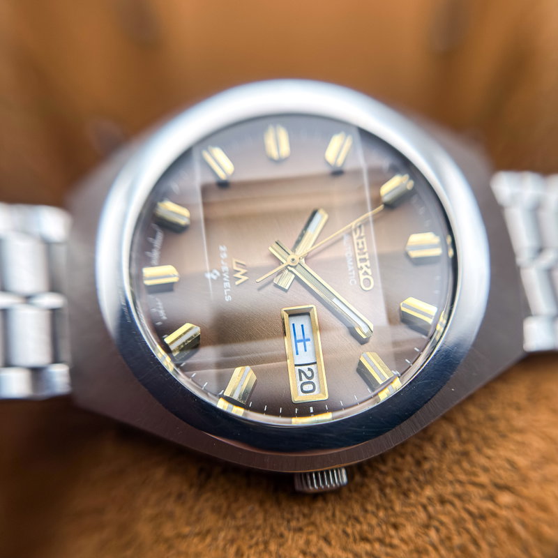 Seiko Seiko - Lord Matic "Gradient Brown Sunburst" [Near-Mint] 静跡 (Seiseki) – Silent Trace - No reserve price - 5606-7360 - Men - 1974 vintage watch - image 21