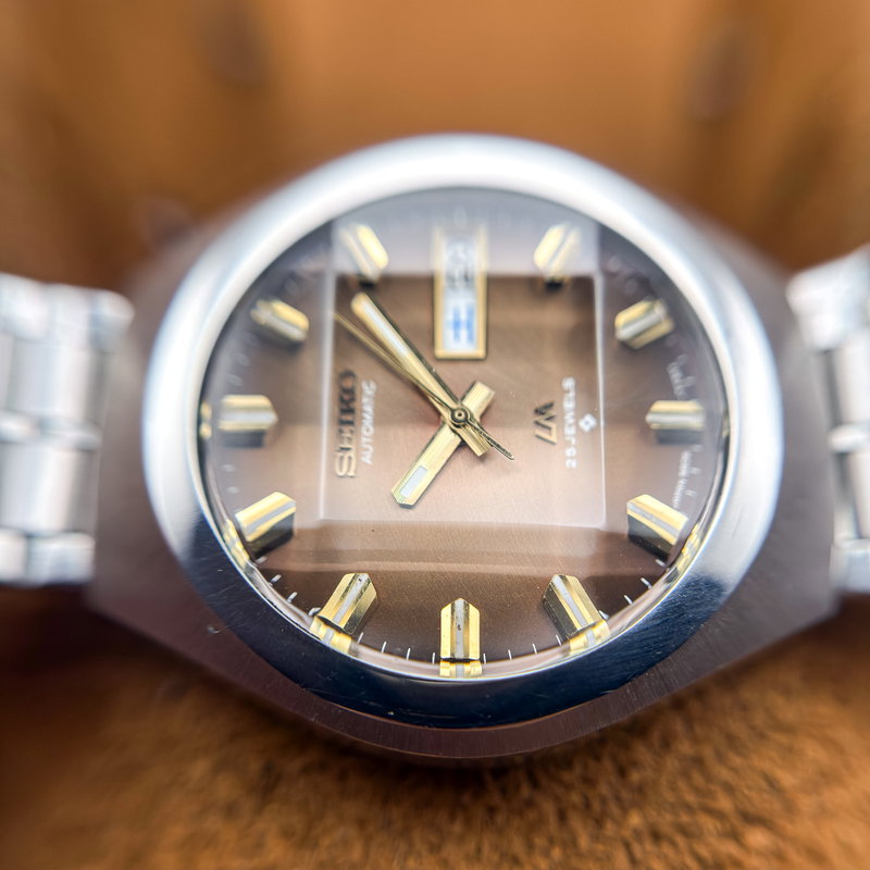 Seiko Seiko - Lord Matic "Gradient Brown Sunburst" [Near-Mint] 静跡 (Seiseki) – Silent Trace - No reserve price - 5606-7360 - Men - 1974 vintage watch - image 23