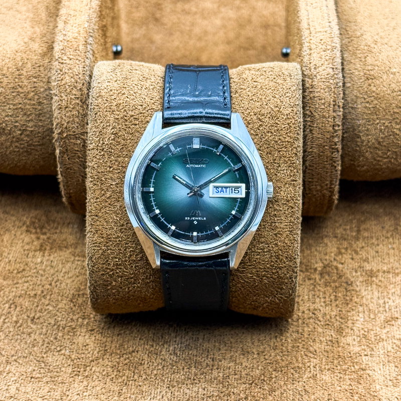 Seiko Seiko - Lord Matic "Emerald Sunburst" 移影 (Iei) – Shifting Shadow - No reserve price - 5606-7191 - Men - 1972 vintage watch - image 10