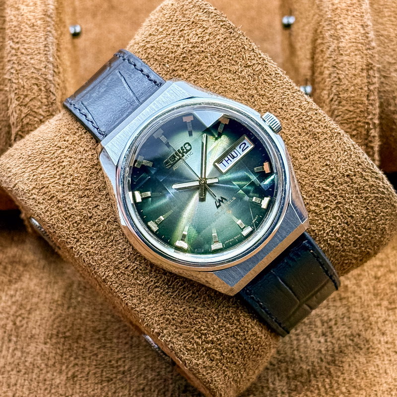 Seiko Seiko - Lord Matic "Gradient Green Sunburst" 煌霊 (Kōrei) – Shining Spirit - No Reserve Price - 5606-7320 - Men - 1973 vintage watch - image 2