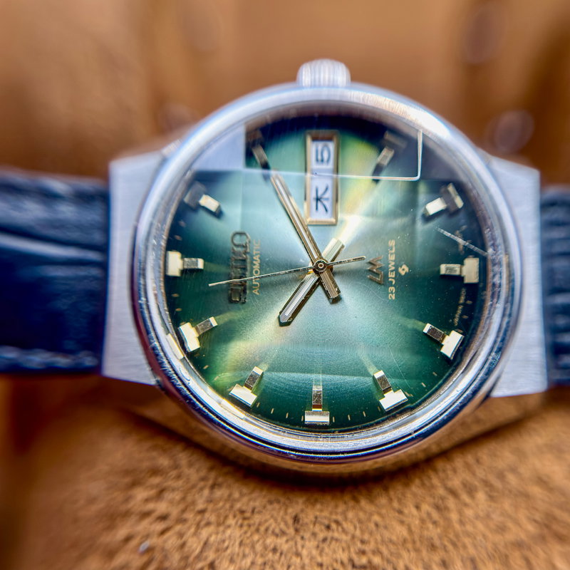 Seiko Seiko - Lord Matic "Gradient Green Sunburst" 煌霊 (Kōrei) – Shining Spirit - No Reserve Price - 5606-7320 - Men - 1973 vintage watch - image 10
