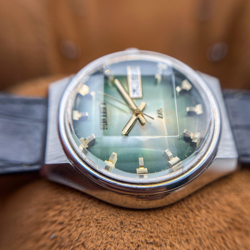 Seiko Seiko - Lord Matic "Gradient Green Sunburst" 煌霊 (Kōrei) – Shining Spirit - No Reserve Price - 5606-7320 - Men - 1973 vintage watch - image 12