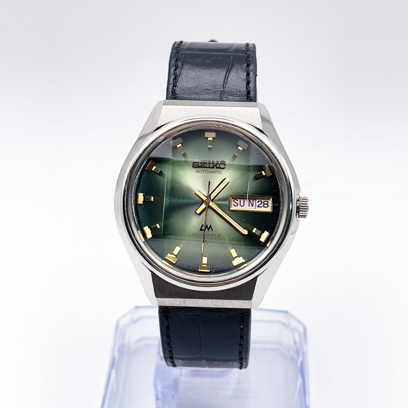 Seiko Seiko - Lord Matic "Gradient Green Sunburst" 煌霊 (Kōrei) – Shining Spirit - No Reserve Price - 5606-7320 - Men - 1973 vintage watch - image 4