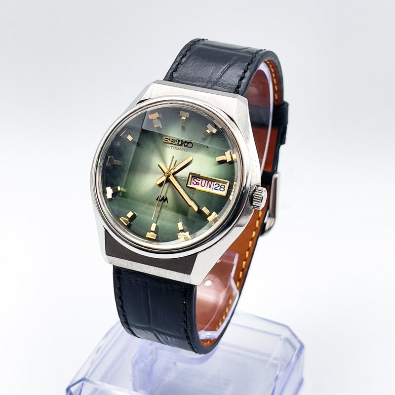 Seiko Seiko - Lord Matic "Gradient Green Sunburst" 煌霊 (Kōrei) – Shining Spirit - No Reserve Price - 5606-7320 - Men - 1973 vintage watch - image 5