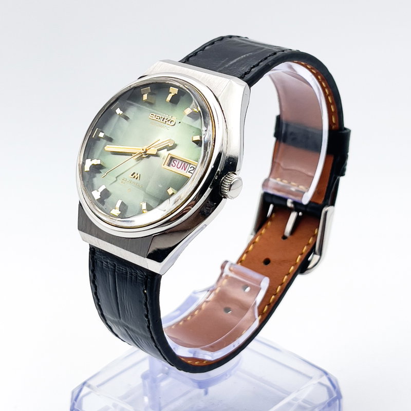 Seiko Seiko - Lord Matic "Gradient Green Sunburst" 煌霊 (Kōrei) – Shining Spirit - No Reserve Price - 5606-7320 - Men - 1973 vintage watch - image 19