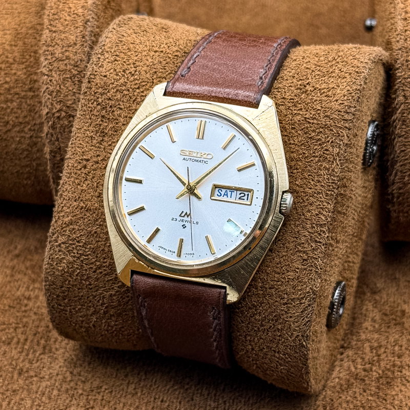 Seiko Seiko - LM (Lord Matic) 志光 (Shikō) – Light of Ambition - No reserve price - 5606-7000 - Men - 1970-1979 vintage watch - image 4