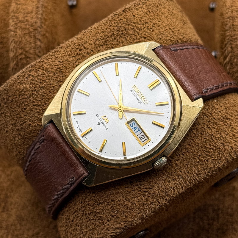 Seiko Seiko - LM (Lord Matic) 志光 (Shikō) – Light of Ambition - No reserve price - 5606-7000 - Men - 1970-1979 vintage watch - image 7
