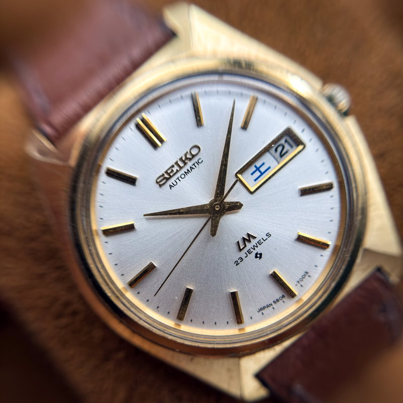 Seiko Seiko - LM (Lord Matic) 志光 (Shikō) – Light of Ambition - No reserve price - 5606-7000 - Men - 1970-1979 vintage watch - image 14
