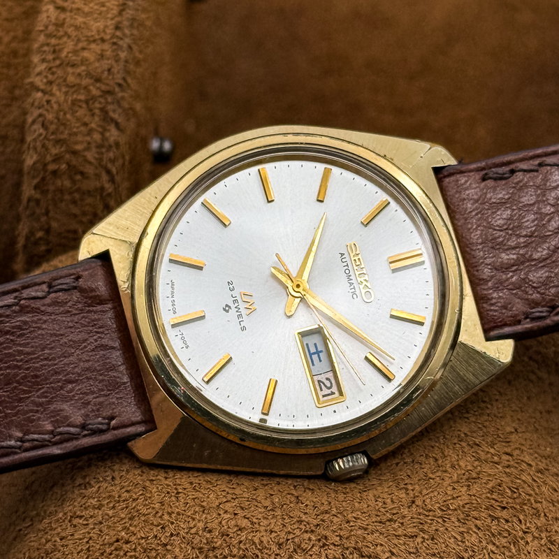 Seiko Seiko - LM (Lord Matic) 志光 (Shikō) – Light of Ambition - No reserve price - 5606-7000 - Men - 1970-1979 vintage watch - image 17