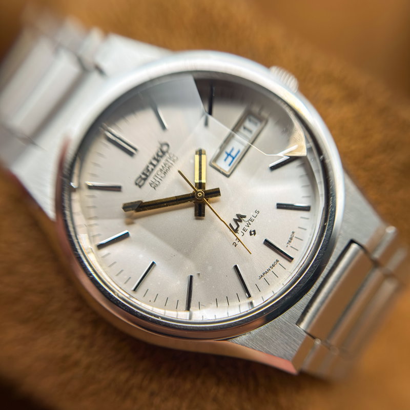 Seiko Seiko - Lord Matic "Gradient White Sunburst" 月華 (Gekka) – Moon Blossom - No Reserve Price - 5606-7350 - Men - 1974 vintage watch - image 13