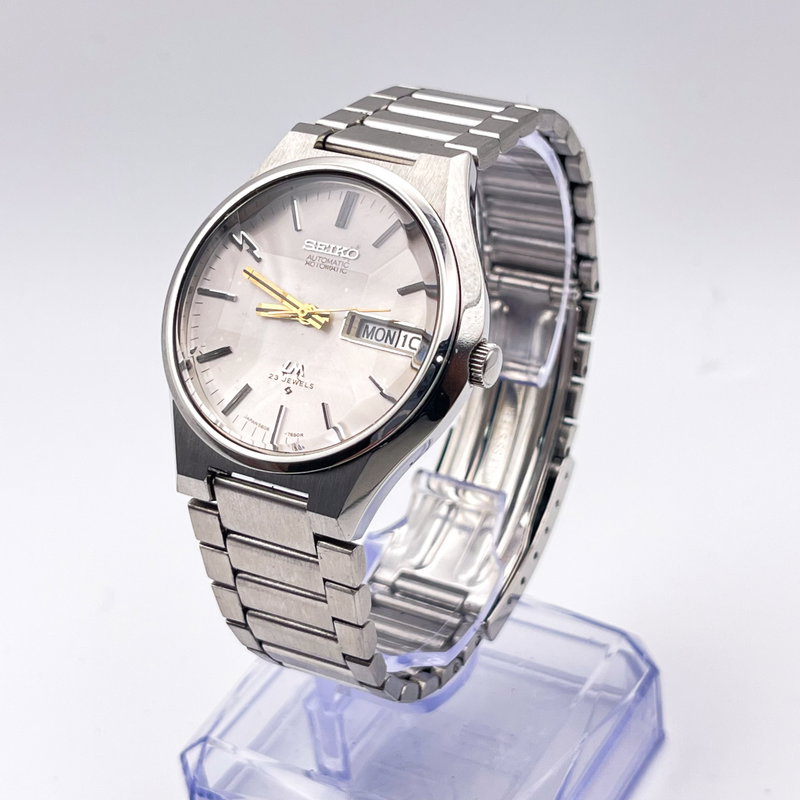 Seiko Seiko - Lord Matic "Gradient White Sunburst" 月華 (Gekka) – Moon Blossom - No Reserve Price - 5606-7350 - Men - 1974 vintage watch - image 2