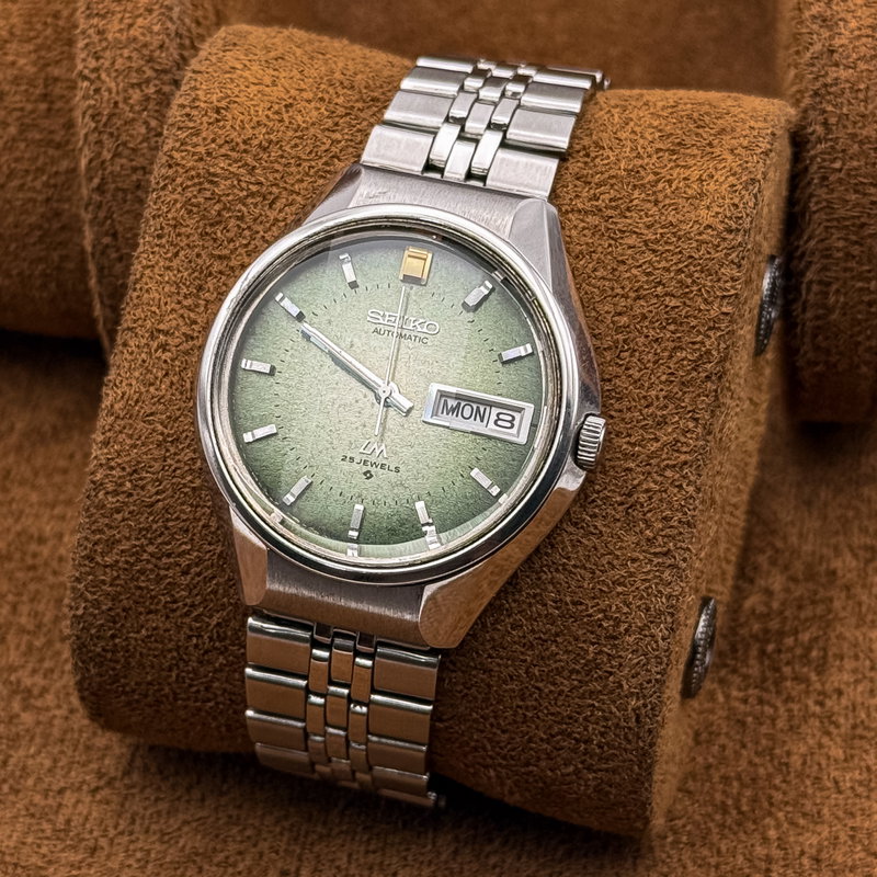 Seiko Seiko - Lord Matic "Gradient Textured Green Sunburst" 久響 (Kyūkyō) – Lasting Echo - No Reserve Price - 5606-7300 - Men - 1973 vintage watch - image 11
