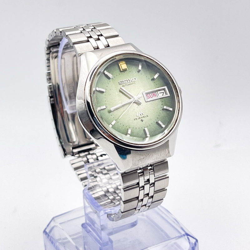 Seiko Seiko - Lord Matic "Gradient Textured Green Sunburst" 久響 (Kyūkyō) – Lasting Echo - No Reserve Price - 5606-7300 - Men - 1973 vintage watch - image 30