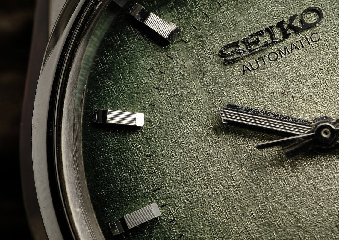 Seiko Seiko - Lord Matic "Gradient Textured Green Sunburst" 久響 (Kyūkyō) – Lasting Echo - No Reserve Price - 5606-7300 - Men - 1973 vintage watch - image 4