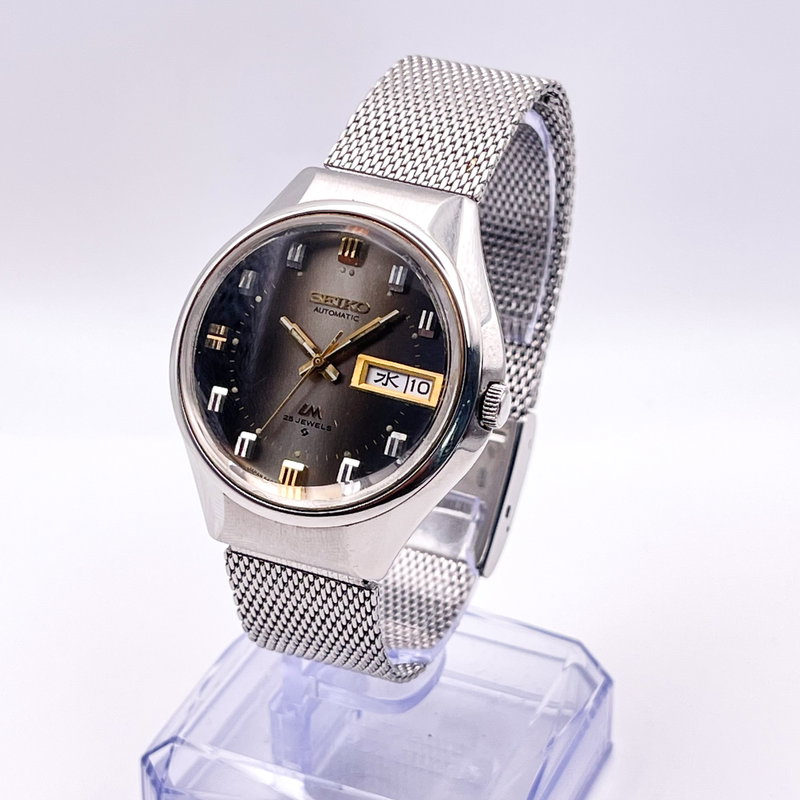 Seiko Seiko - Lord Matic "Gradient Grey Sunburst" 柔光 – Jūkō – Gentle Light - No reserve price - 5606-7290 - Men - 1973 vintage watch - image 23