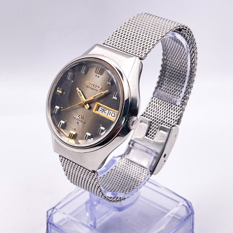 Seiko Seiko - Lord Matic "Gradient Grey Sunburst" 柔光 – Jūkō – Gentle Light - No reserve price - 5606-7290 - Men - 1973 vintage watch - image 24