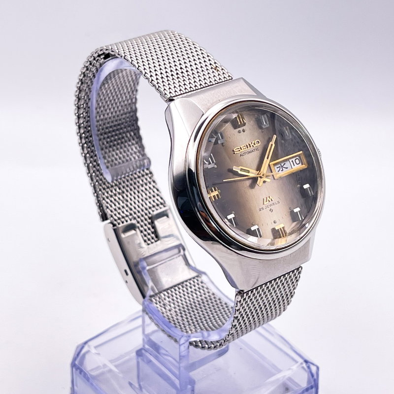 Seiko Seiko - Lord Matic "Gradient Grey Sunburst" 柔光 – Jūkō – Gentle Light - No reserve price - 5606-7290 - Men - 1973 vintage watch - image 25