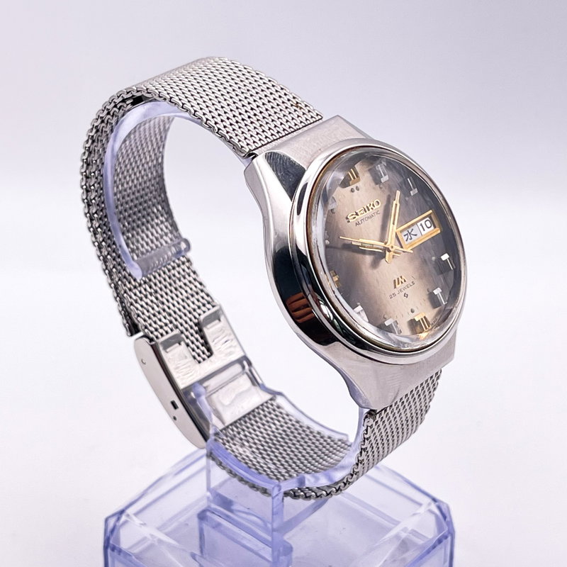 Seiko Seiko - Lord Matic "Gradient Grey Sunburst" 柔光 – Jūkō – Gentle Light - No reserve price - 5606-7290 - Men - 1973 vintage watch - image 26