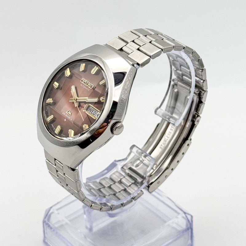 Seiko Seiko - LM "Gradient Brown Sunburst" [Near-Mint] "Serviced" - No Reserve Price - 5606-7360 - Men - 1974 vintage watch - image 9