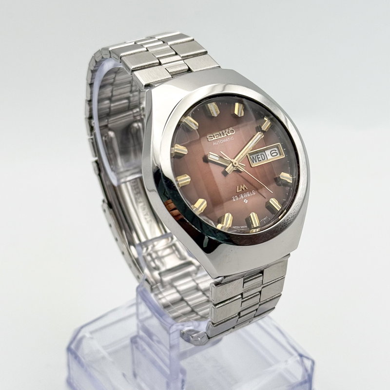 Seiko Seiko - LM "Gradient Brown Sunburst" [Near-Mint] "Serviced" - No Reserve Price - 5606-7360 - Men - 1974 vintage watch - image 10