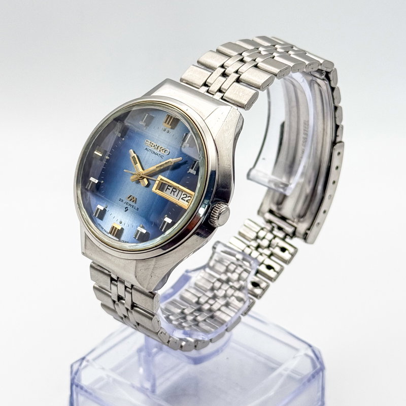 Seiko Seiko - Lord Matic [Gradient Blue Sunburst] 月の道 (Tsuki no Michi) – Path of the Moon - No reserve price - Men - 1973 vintage watch - image 3