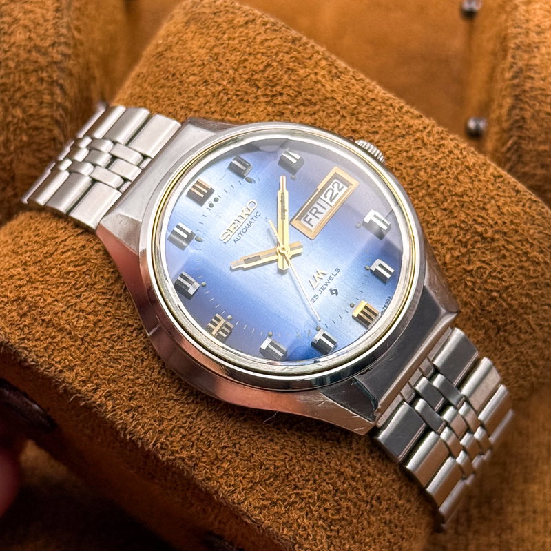 Seiko Seiko - Lord Matic [Gradient Blue Sunburst] 月の道 (Tsuki no Michi) – Path of the Moon - No reserve price - Men - 1973 vintage watch - image 14